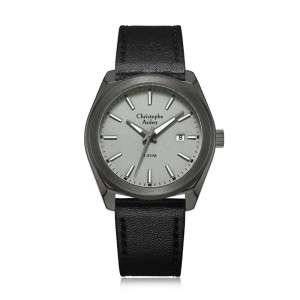 Christophe Arden CA 3001 Black Grey Leather Man MDLIGDG